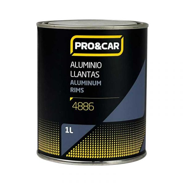 PINTURA DE COLOR ALUMINIO PARA LLANTAS (1 Lts.)