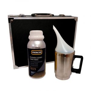 KIT DE RESTAURACIÓN DE FAROS CON POLÍMERO LÍQUIDO Ref. 8222