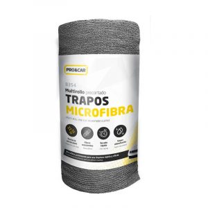 ROLLO DE 75 BAYETAS DE MICROFIBRA PRECORTADAS C/GRIS