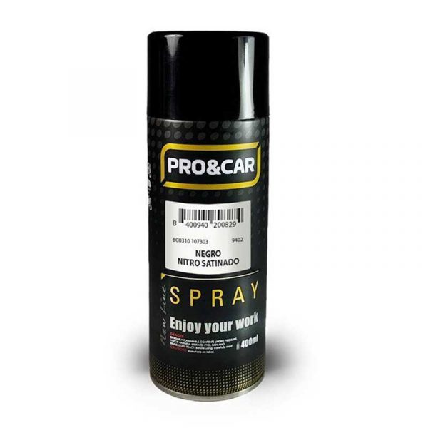 SPRAY NEGRO NITRO SATINADO (400 ml)