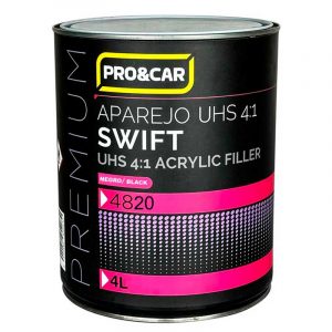 aparejo UHS Swift Premium negro PRO&CAR 4 litros alta cubrición