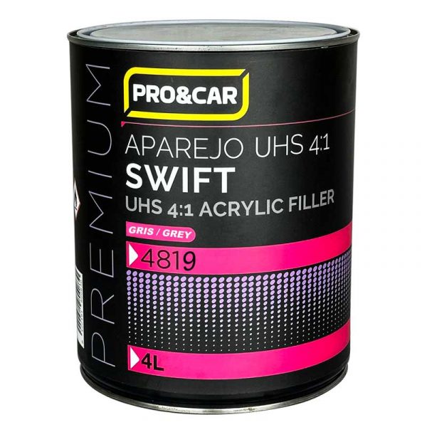 aparejo UHS Swift Premium gris PRO&CAR 4 litros alta cubrición