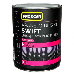 aparejo UHS Swift Premium blanco PRO&CAR 4 litros alta cubrición