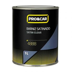 barniz HS 2C satinado PRO&CAR 1 litro acabado elegante resistente