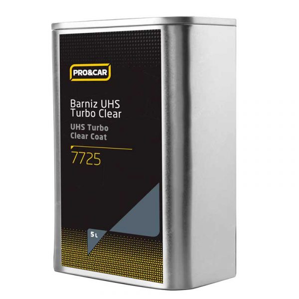 barniz UHS Turbo Clear PRO&CAR 5 litros alta resistencia y brillo