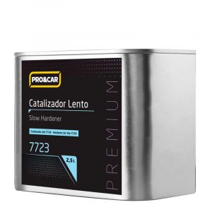 catalizador lento PRO&CAR barniz air dry 2,5 litros alta temperatura