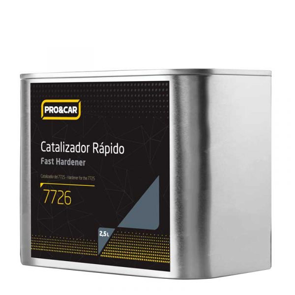 catalizador rápido PRO&CAR barniz turbo clear 2,5 litros secado rápido