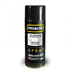 spray aparejo UHS gris oscuro PRO&CAR 400 ml alta cubrición
