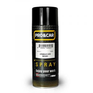 spray aparejo UHS negro PRO&CAR 400 ml base tonos oscuros